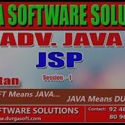Adv Java Tutorial Onlinetraining JSP Java Server Page Session 1 By Ratan