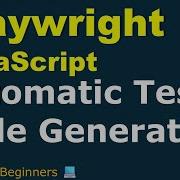 Playwright With JavaScript 06 Record And Play Scripts In Playwright Test Generator Codegen