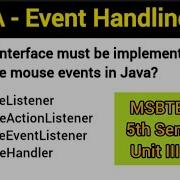 Event Handling In Advanced Java Advanced Java MCQ Questions And Answers AJAVA 22517