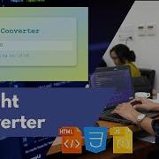 Weight Converter HTML CSS JavaScript Project