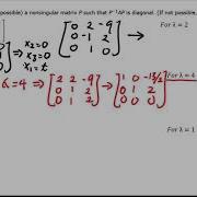 Matrix Diagonalization