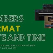 How To Format Numbers Time And Date Using The Format Function In VB Net And C