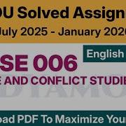 IGNOU MPSE 006 Solved Assignment 2025 26 English Medium PDF Download