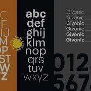 Givonic Variable Font Font