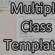 Multiple Class Templates C Programming Tutorial 49 PC Mac 2015
