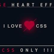 Pulsing Heart Animation Effect Using CSS CSS Tutorial