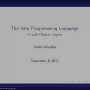 Vala Language Introduction