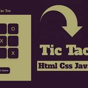 Tic Tac Toe Game In Javascript Html Css Javascript Tutorial Part 1
