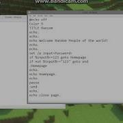 Batch Bat Progaming Making Passwords