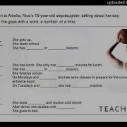 4B 2 40 Listening Amelia S Day