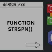 Function Strspn Ep 351 C Programming Language