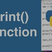 Print Function Python Tutorial