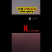 Netflix Logo With Python Turtlegraphics Python Short