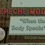 Depeche Mode When The Body Speaks Karaoke Instrumental Lyrics