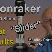 Moonraker MD 7400 Slider Mobile Or Portable HF Whip Ham Radio
