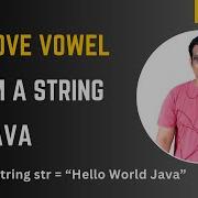Java Program To Remove Vowels From A String