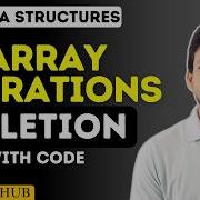Array Deletion Operation In Data Structures Full Explanation With Code