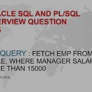 SQL SUBQUERY WITH IN EXISTS AND SELF JOIN In SQL ORACLE SQL AND PL SQL INTERVIEW QUESTION