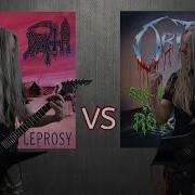 Death Leprosy VS Obituary Slowly We Rot Death Metal Guitar Riffs Battle