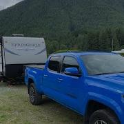 2020 Toyota Tacoma RVing Sunshine Valley RV Resort B C