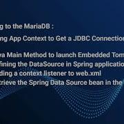 20 Embedded Tomcat With Spring Context And Data Source Bean