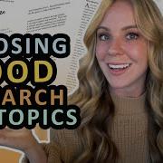 How To Choose A GOOD Research Topic Research Papers For Beginners