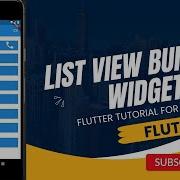 ListView Builder Widget In Flutter Flutter Tutorial For Beginners