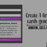 Create A Greeting Card Generator Using HTML CSS Javascript Techtitive
