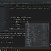 Решение задачи на Python Highest And Lowest Codewars 7kyu