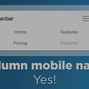 How To Create 2 Column Mobile Menu In Bootstrap 5