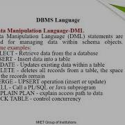 DBMS Languages And Interfaces