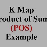 K Map POS Example