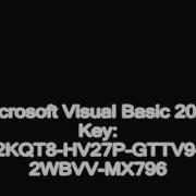 Microsoft Visual Basic 2010 Key