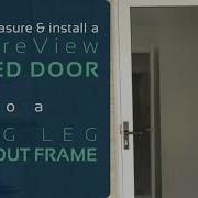 Measure And Install A SecureView Hinge Door To Long Leg Build Out Frame