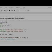 Day 59 Python Program To Find GCD Of Two Number