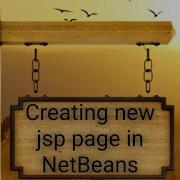 Creating New Jsp Page In NetBeans