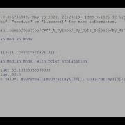 Python Machine Learning Mean Median Mode