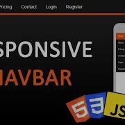 Responsive Navbar With Mobile Hamburger Menu HTML CSS JS