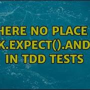Is There No Place For EasyMock Expect AndReturn In TDD Tests