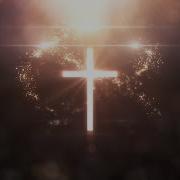 Golden Cross With Glowing Particles Sacred And Beautiful 4K Looping Video