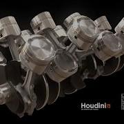 Bugatti Veyron Chiron W16 Houdini Animation