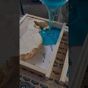 Aqua End Tables With Epoxy Resin Wood Epoxywood Diy Diydecor Modernfurniture Furniture