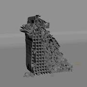 Testing TyFlow Basic Destruction Building Setup