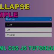 How To Create An Accordion Collapsible Using HTML CSS JavaScript