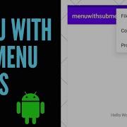 How To Create Menu In Android Studio