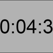 4 Minute 30 Second Countdown Timer Four Minutes And Thirty Seconds