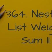 364 Nested List Weight Sum II Python DFS Full Walkthru