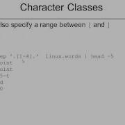 2013 10 1 Regular Expressions 6 Character Class Metacharacters