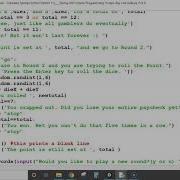 Craps Using Python
