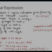 Unit 1 Lecture 16 Regular Expression Example 2 Theory Of Computation FAFL